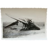 Avión francés destruido